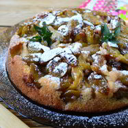 Рецепт Сливового пирога Перевертыш