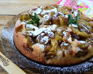 Сливовый пирог Перевертыш