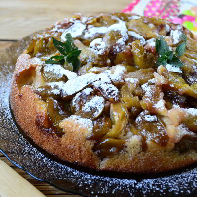 Сливовый пирог Перевертыш