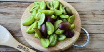 сливовый пирог перевертыш