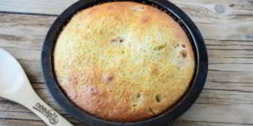 сливовый пирог перевертыш