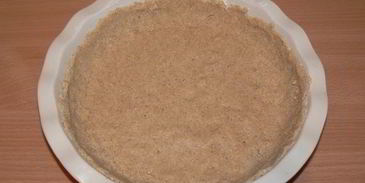 творожно-овсяный пирог с ягодой