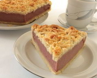 Творожный пирог с каркаде