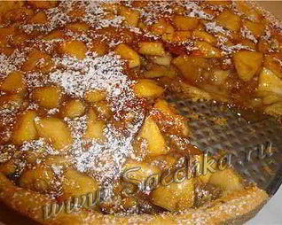 Яблочный пирог простой