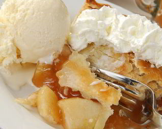 Яблочный пирог с лимонным желе