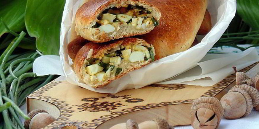 Рецепт гречневых пирожков с луком и яйцом