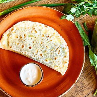 Кутабы с зеленью