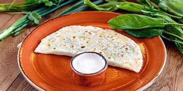 кутабы с зеленью