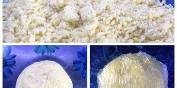 пирожки из сырного теста с капустой и вишней