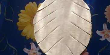 пирожки косичка с горохом