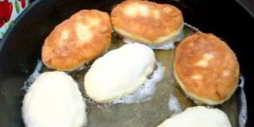 пирожки на сковороде на кефире