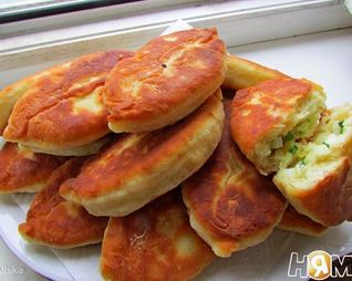 Пирожки на сметанно-кефирном тесте