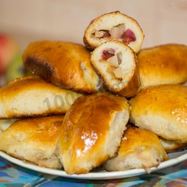 Рецепт Пирожков с фруктами в духовке