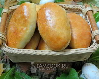 Пирожки с грибами и рисом