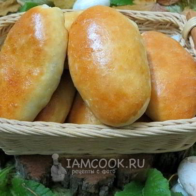 Пирожки с грибами и рисом