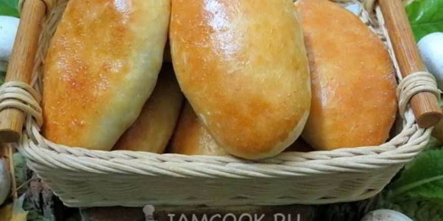 Рецепт пирожков с грибами и рисом