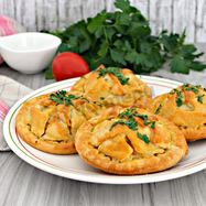 Рецепт Пирожков с курицей и картошкой в духовке