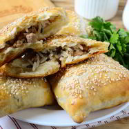 Рецепт Пирожков с мясом и диким рисом