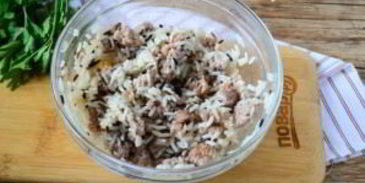 пирожки с мясом и диким рисом