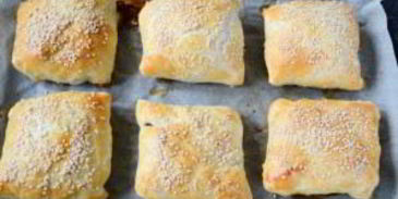 пирожки с мясом и диким рисом