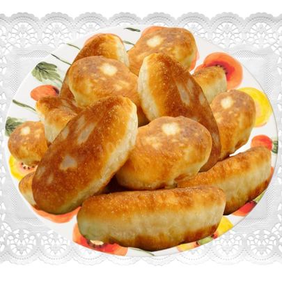 Пирожки с повидлом на сдобном тесте