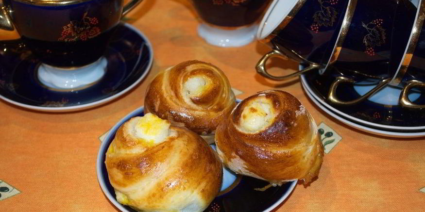 Рецепт пирожков с творогом из дрожжевого теста