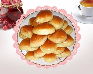 Пирожки с вареньем из дрожжевого теста