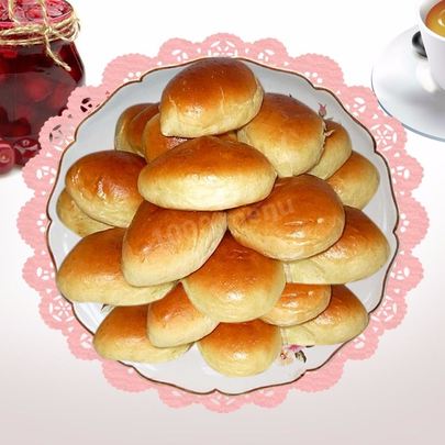 Пирожки с вареньем из дрожжевого теста