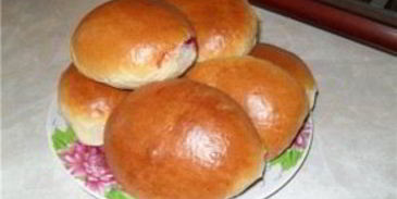 пирожки с вишней на молоке