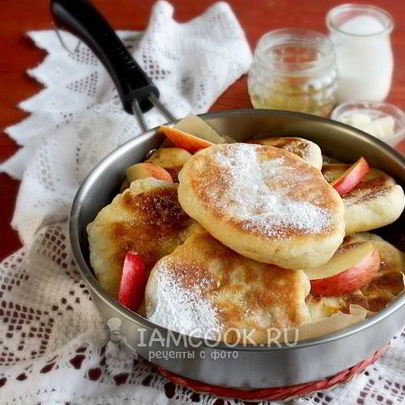 Пирожки с яблоками на кефире