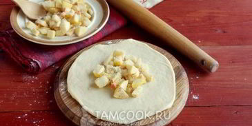 пирожки с яблоками на кефире