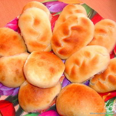 Пирожки с яблоками Пухляшки