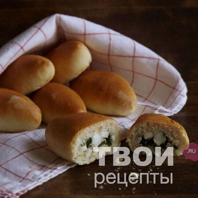 Пирожки с яйцом и луком