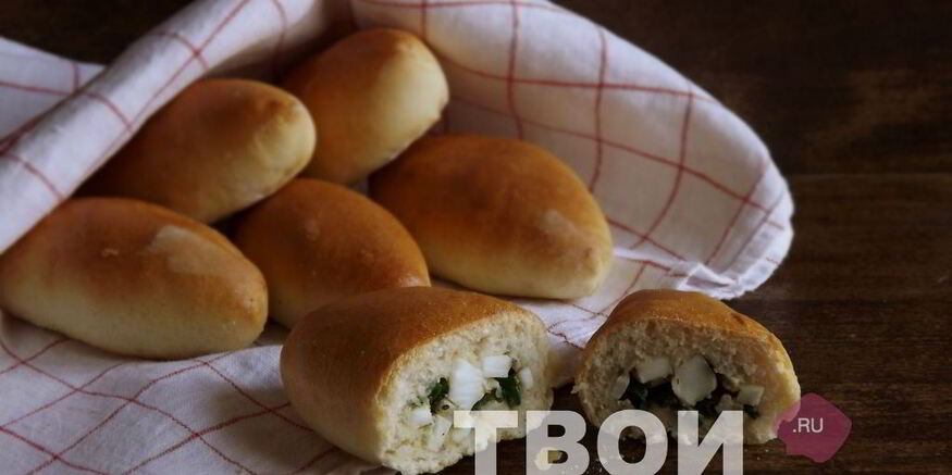 Рецепт пирожков с яйцом и луком