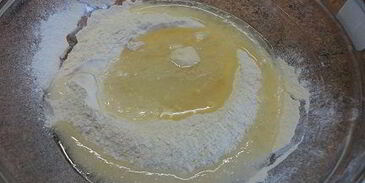 постные пирожки с гречкой и грибами