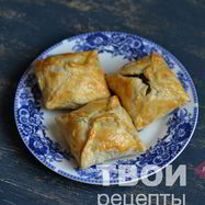 Рецепт Слоеных пирожков с куриной печенью