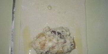 слоеные пирожки с творогом