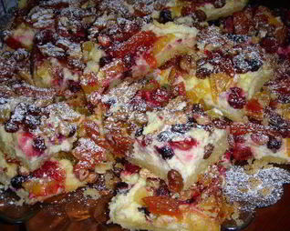 Ароматное творожное пирожное