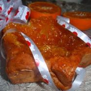 Рецепт Бананова-творожных пирожные с мандариновыми цукатами