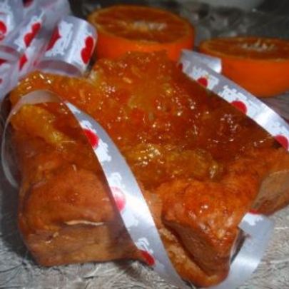 Бананово-творожные пирожные с мандариновыми цукатами