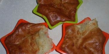 бананово-творожные пирожные с мандариновыми цукатами