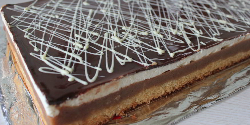 Рецепт бананового пирожного