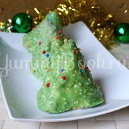 Рецепт Бисквитных пирожных Елочек