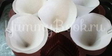 бисквитные пирожные елочки