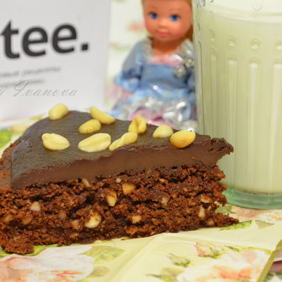 Брауни с арахисом