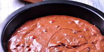 брауни с клюквой и какао