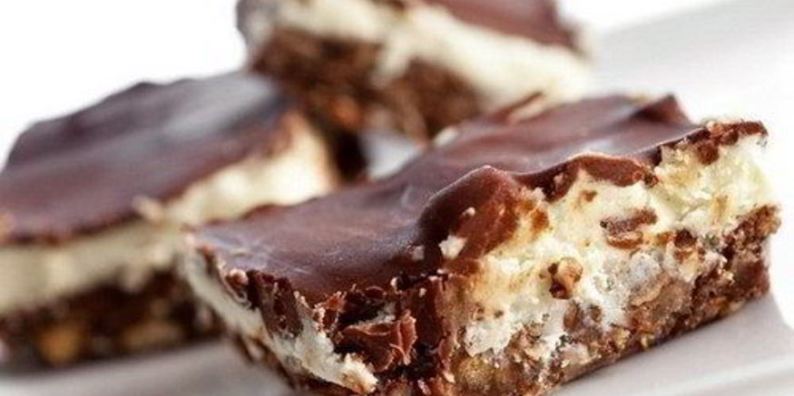 Рецепт канадского десертного пирожного нанаимо