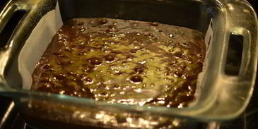 клюквенный брауни