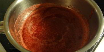 клюквенные пирожные с меренгой