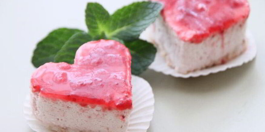 Рецепт кокосово-клубничного пирожного